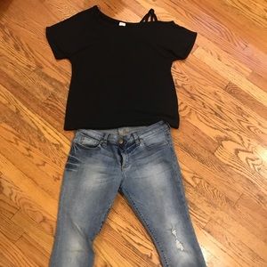 Kaileigh black top from stitch fix medium